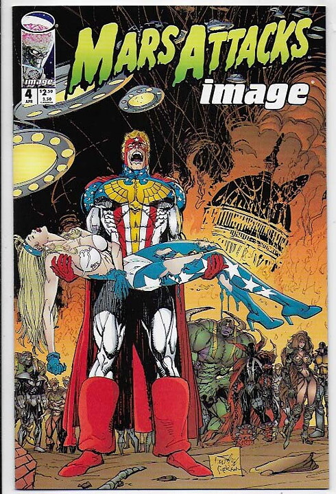 Mars Attacks Image Set # 1-4 VF-NM