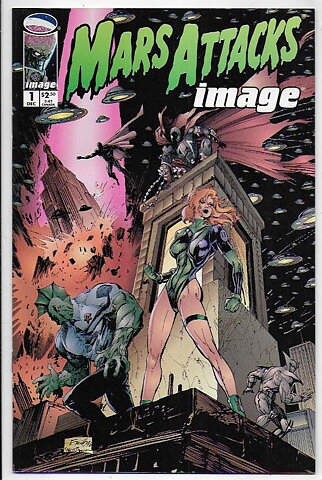 Mars Attacks Image Set # 1-4 VF-NM