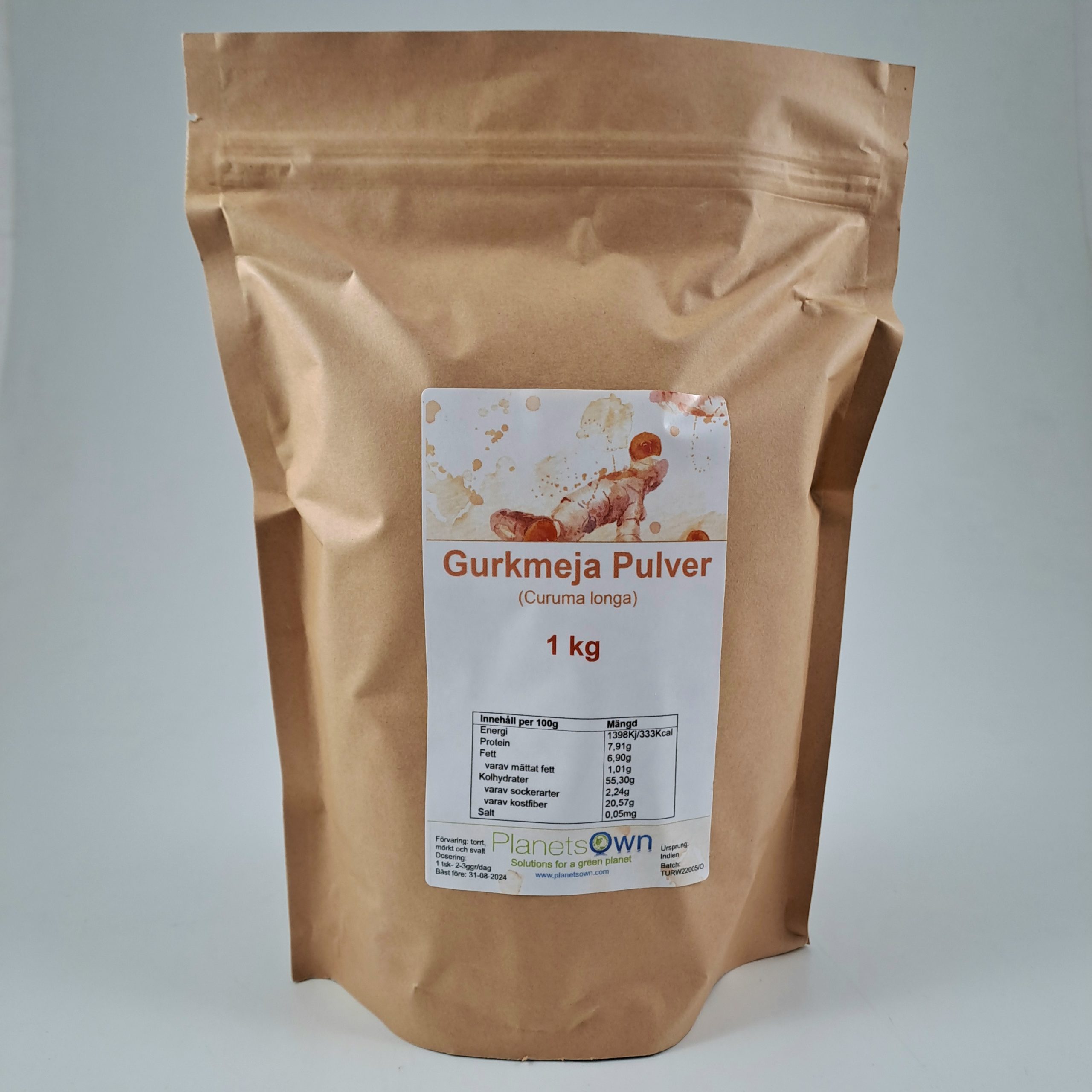 Gurkmeja Pulver 1kg - PlanetsOwn