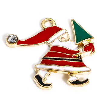 Berlock -  Santa claus christmas tree, right turned