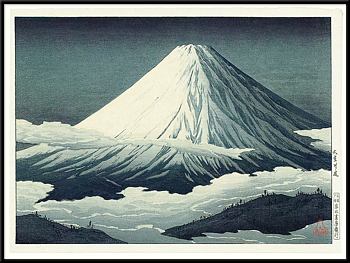  Tavla Mount Fuji inkl. ram