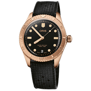 01 733 7771 3154-07 4 19 18BR Oris Divers Sixty-Five 38 brons