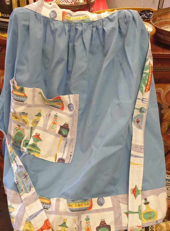 Apron kitchen motif 1950s