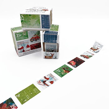 49 And Market - Postage Washi Tape Roll - ARToptions Holiday Wishes