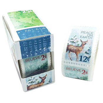 49 And Market - Postage Washi Tape Roll - ARToptions Holiday Wishes