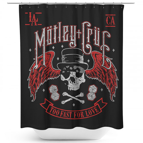 Mötley Crüe:  Badeforhæng (Biker Skull)