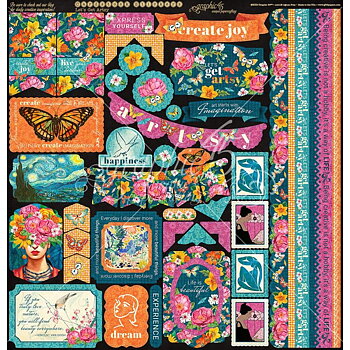  Graphic45 - Let's Get Artsy - Collection Pack 12x12