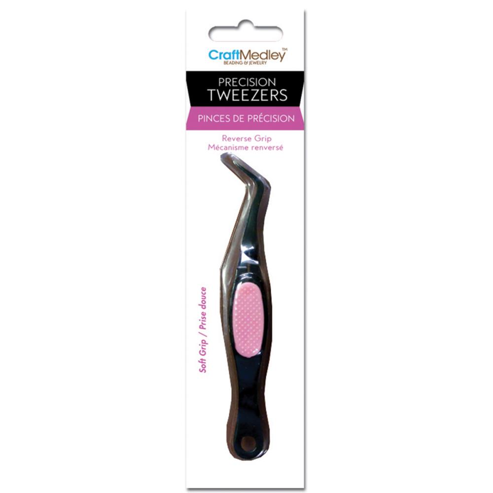 Craft Medley - Precision Tweezer W/Soft Grip Handle
