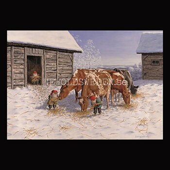 Matpaus - Kylskåpsmagnet Jan Bergerlind 10 x 7 cm - M4