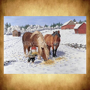 Lunch - Kylskåpsmagnet Jan Bergerlind 10 x 7 cm - M4