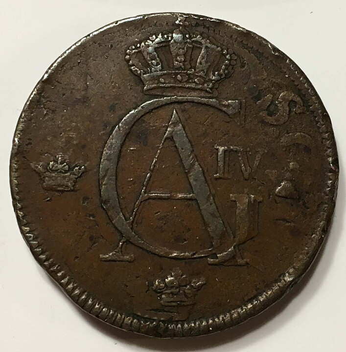 1 sk 1802 på 2 ör SM 1745 nära 1