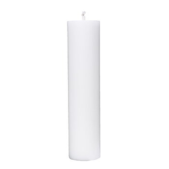 Cylinder candle 4,4 x 25cm 100% Stearin