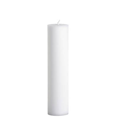 Cylinder candle 6 x 25 cm 100% Stearin