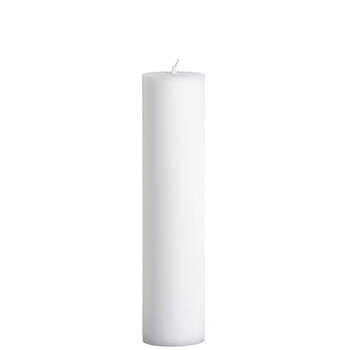 Cylinder candle 6 x 25 cm 100% Stearin