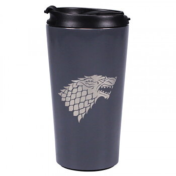 Travel mug: Game Of Thrones - Winter Is Coming (metalic)