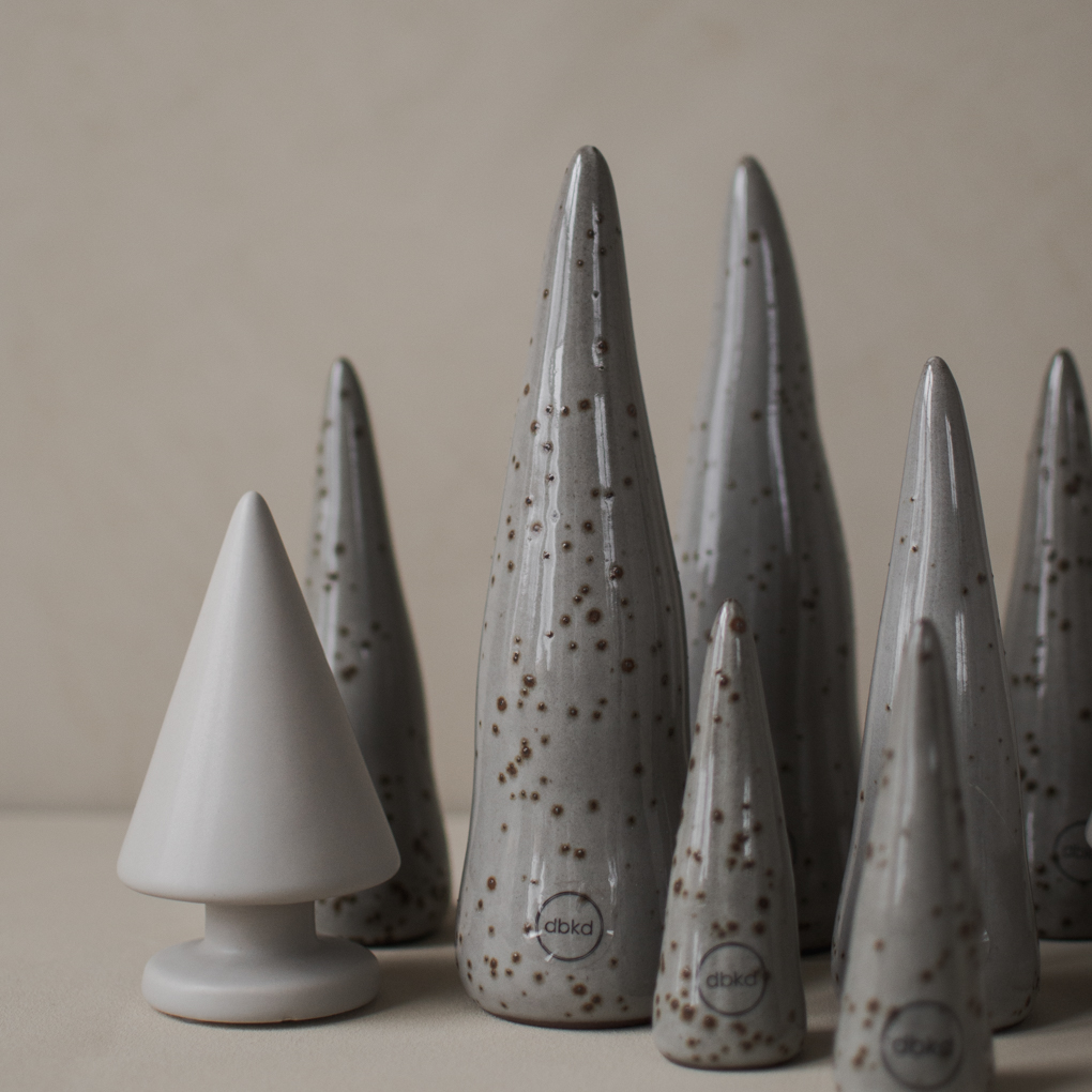 Christmas tree - Pine - Stone - 20 cm - Large - DBKD - 4
