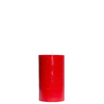 Blockljus Röd 7x15 cm Stearin