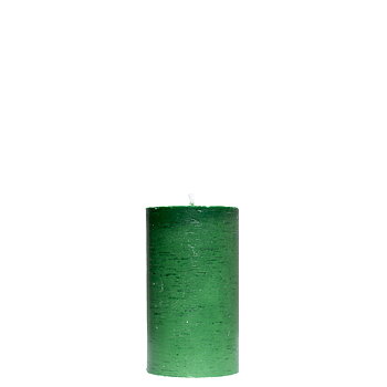 Blockljus Mörkgrön 7 x 15 cm Stearin 