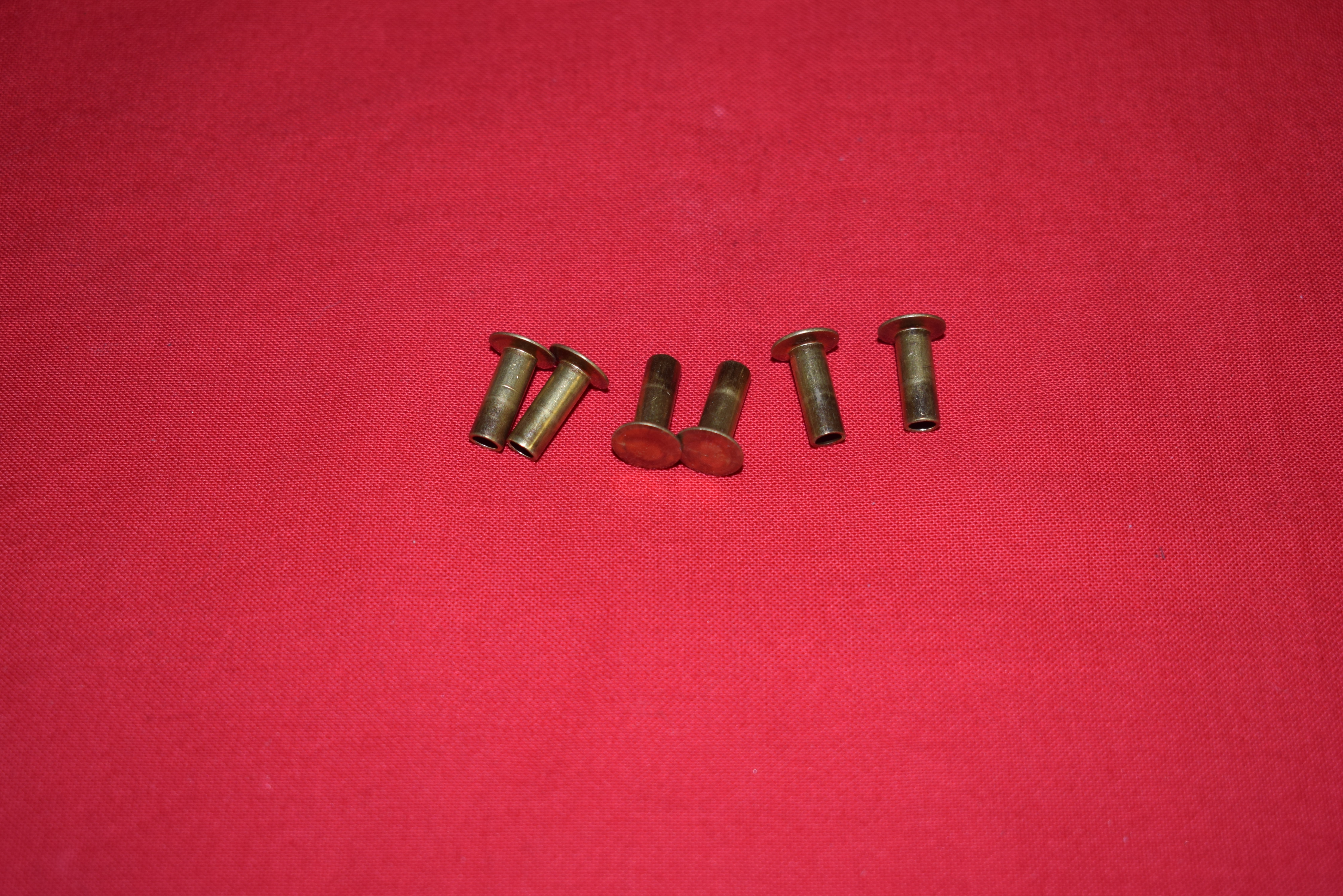 Rivets Clutch disc (6) Harley 1929-40 singles & 45"