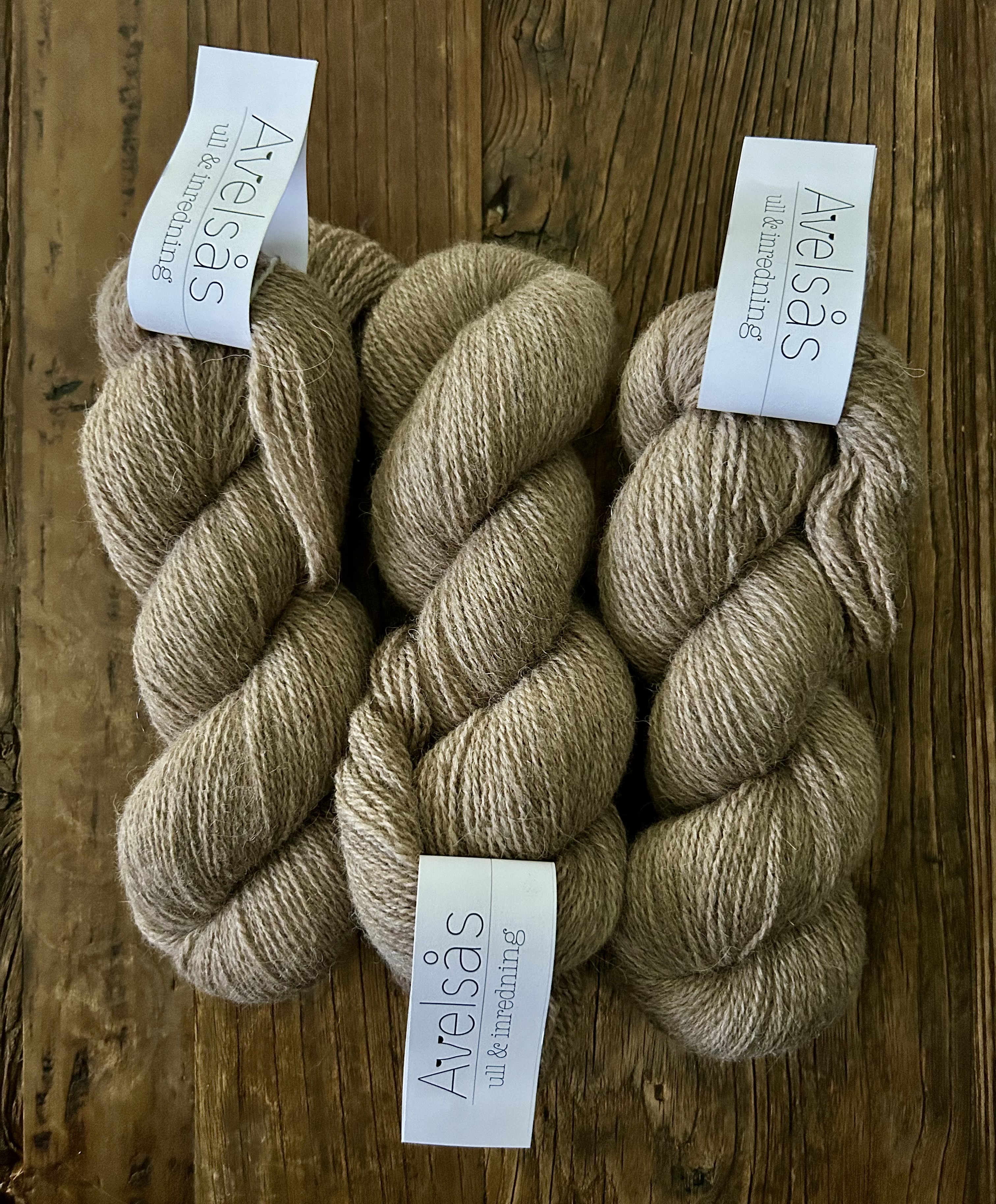 Alpakagarn 2 Stränge beige