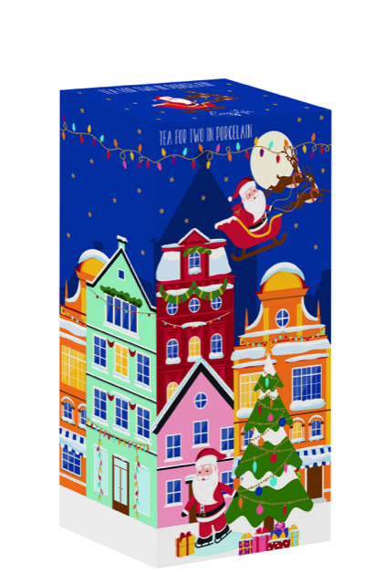 Santa in Town  - Tea For Two Set - 2