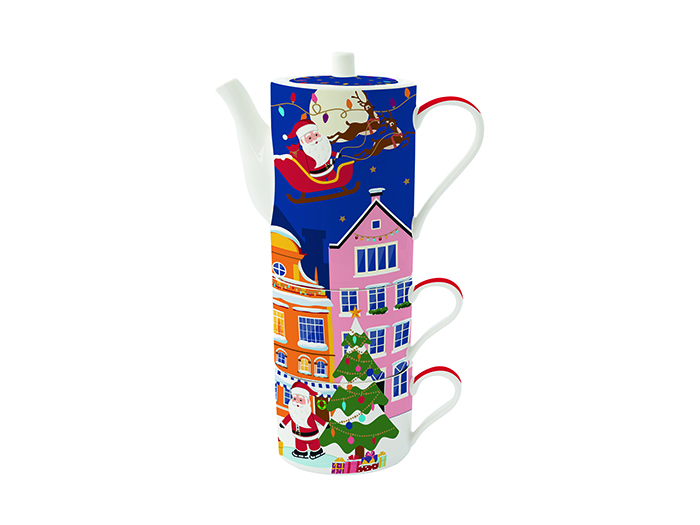 Santa in Town  - Tea For Two Set