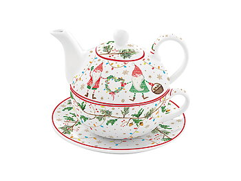Ready for Christmas  - Tea For One Set