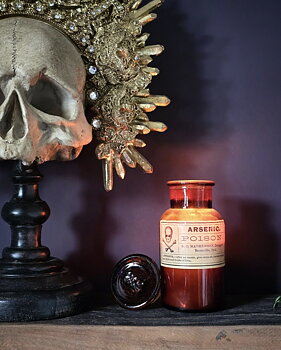 Glasburk Doftljus - Arsenic! Poison Skull