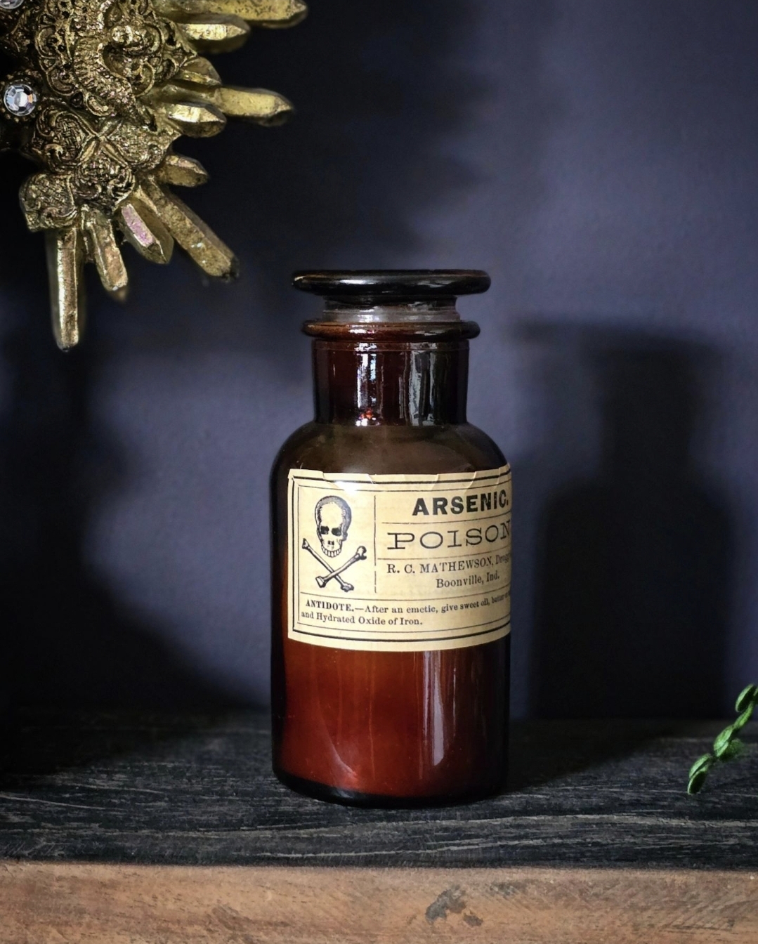 Glasburk Doftljus - Arsenic! Poison Skull - 3