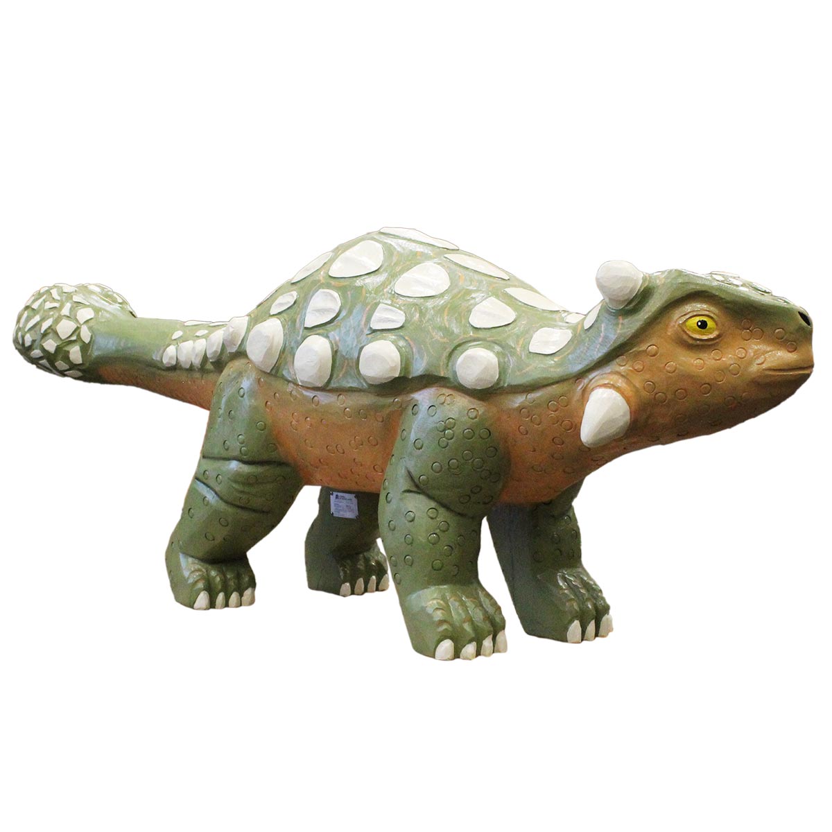 Träskulptur Dino Ankylosaurus
