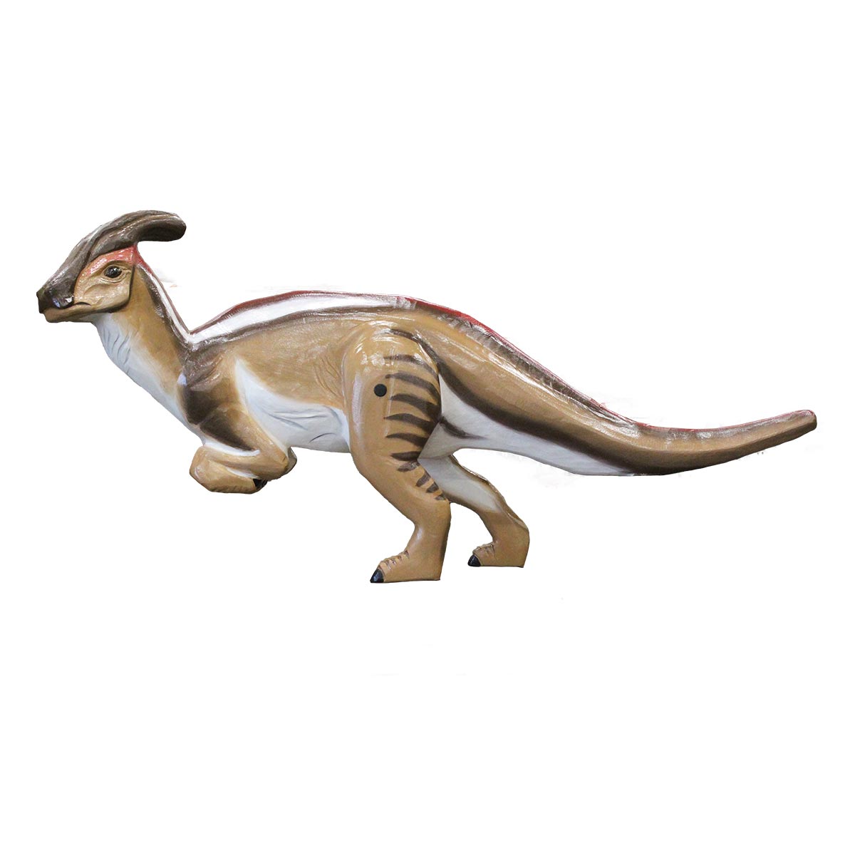 Träskulptur Dino Parasaurolophus - 3