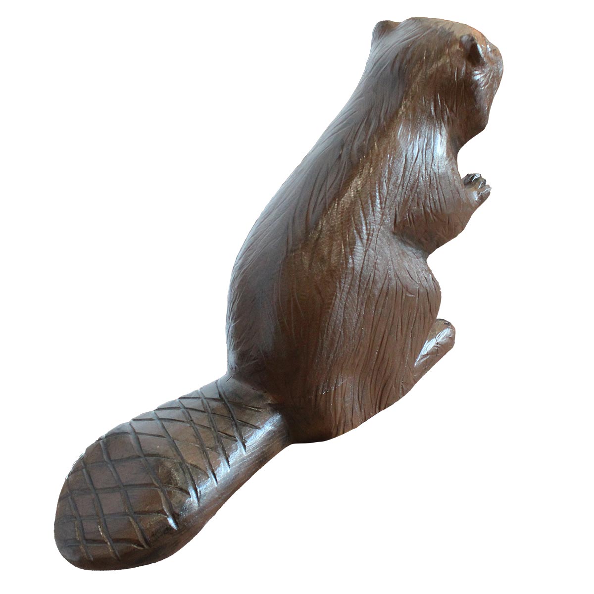 Träskulptur Bäver - 4