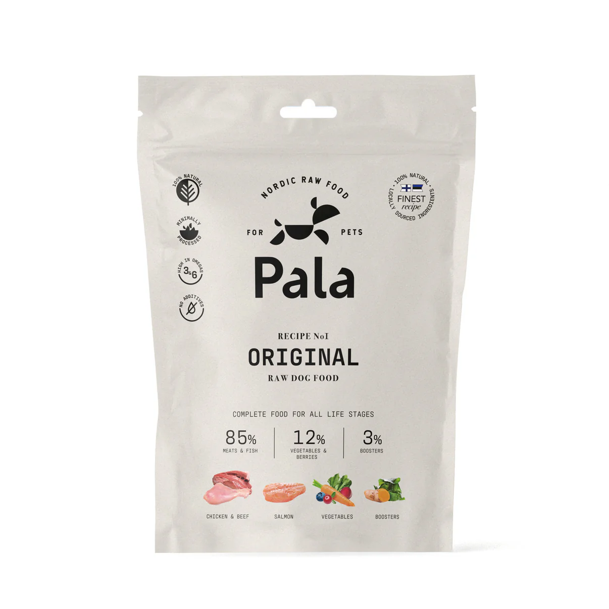 Pala Recipe #1 - Beef, Chicken & Salmon 400 g