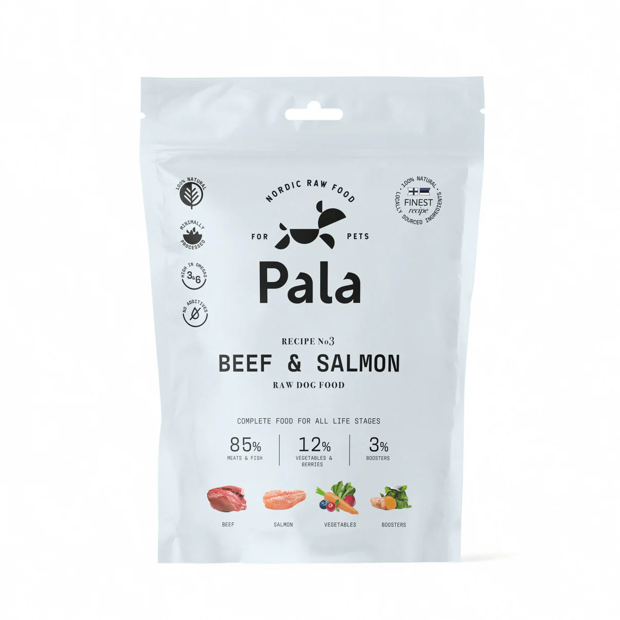 Pala Recept #3 - Nötkött & lax 400 g