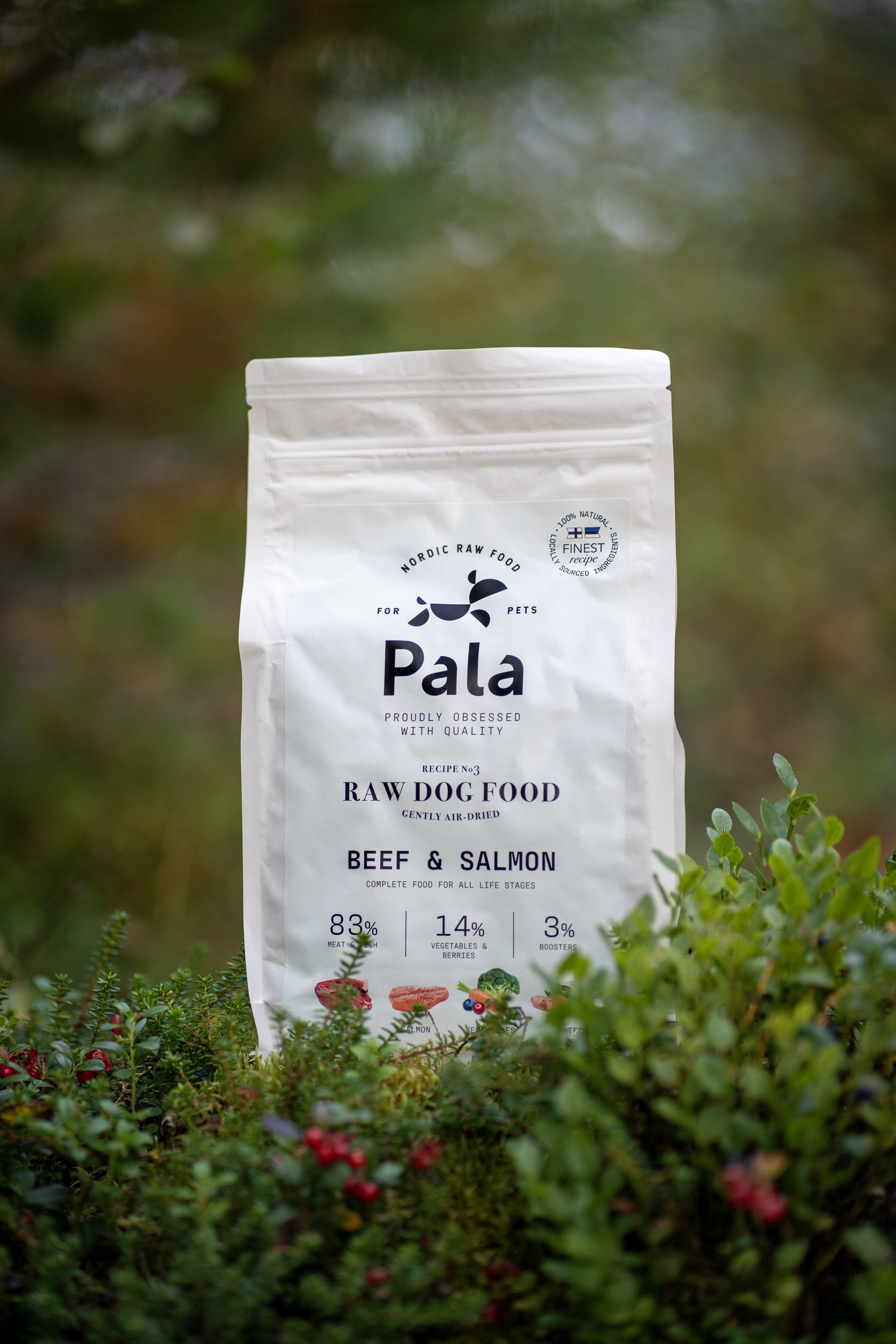 Pala Recept #3 - Nötkött & lax 1 kg - 3
