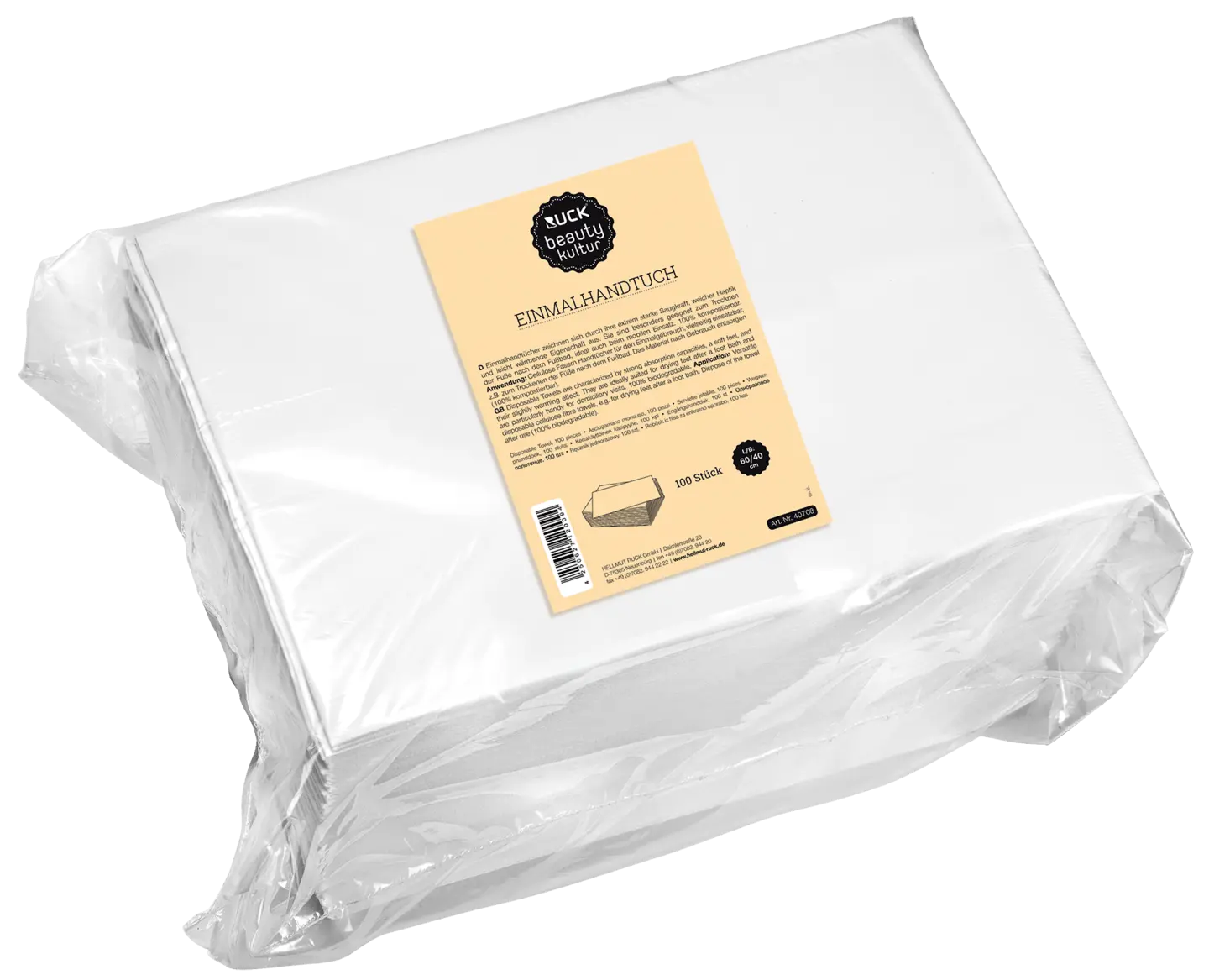 RUCK® beautykultur Engångshandduk (60/40 cm), 100 st