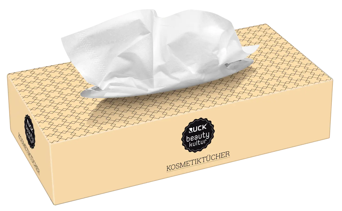 RUCK® beautykultur Kosmetik- & ansiktsservetter (21/20,5 cm), 100 st - 2