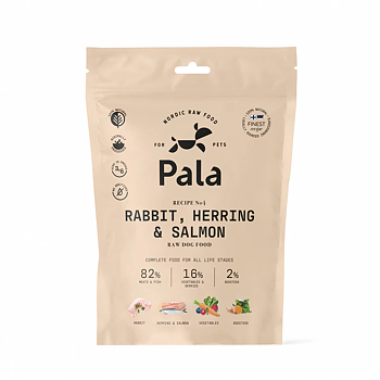 Pala Recipe #4 - Rabbit, Herring & Salmon 400 g