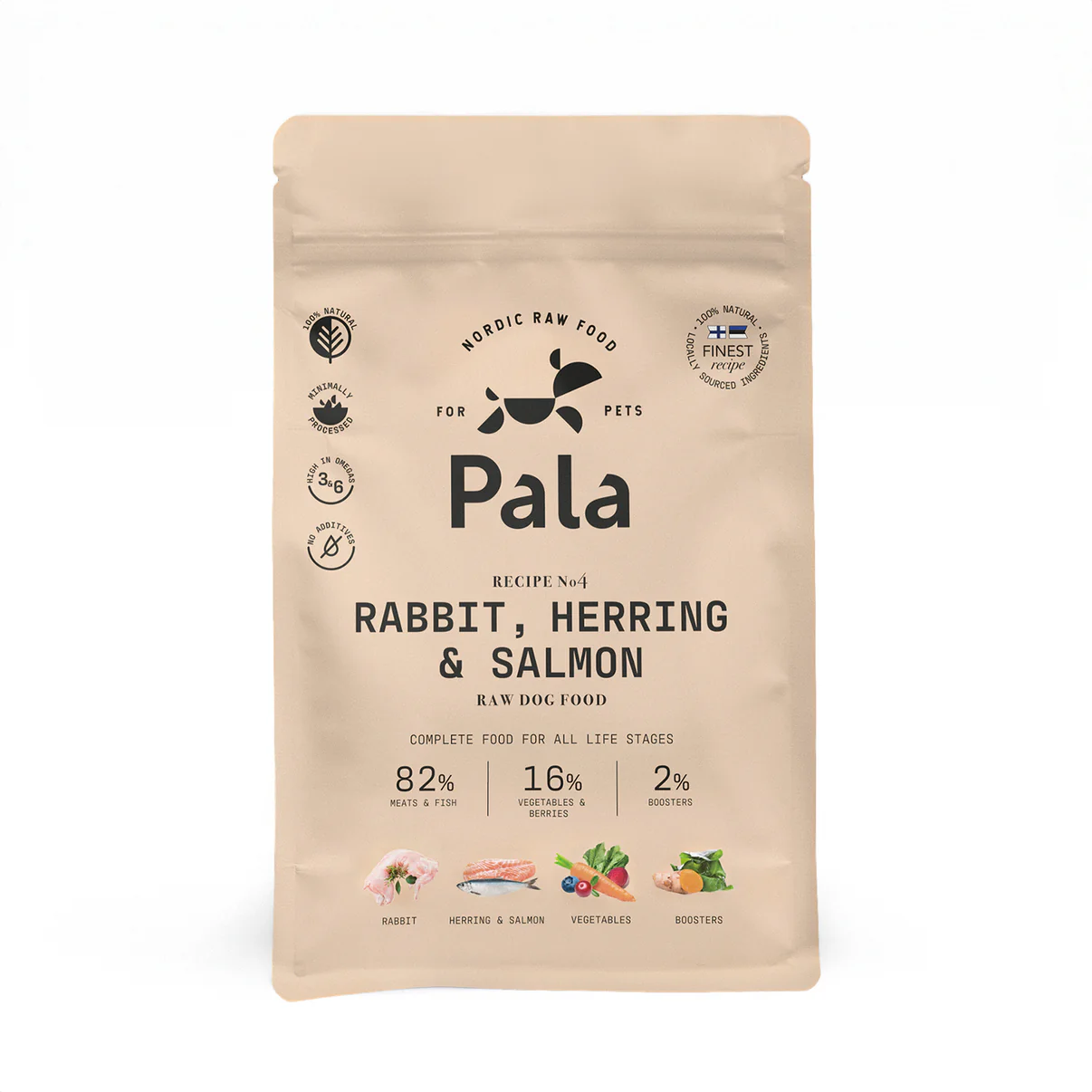 Pala Recipe #4 - Rabbit, Herring & Salmon 1 kg