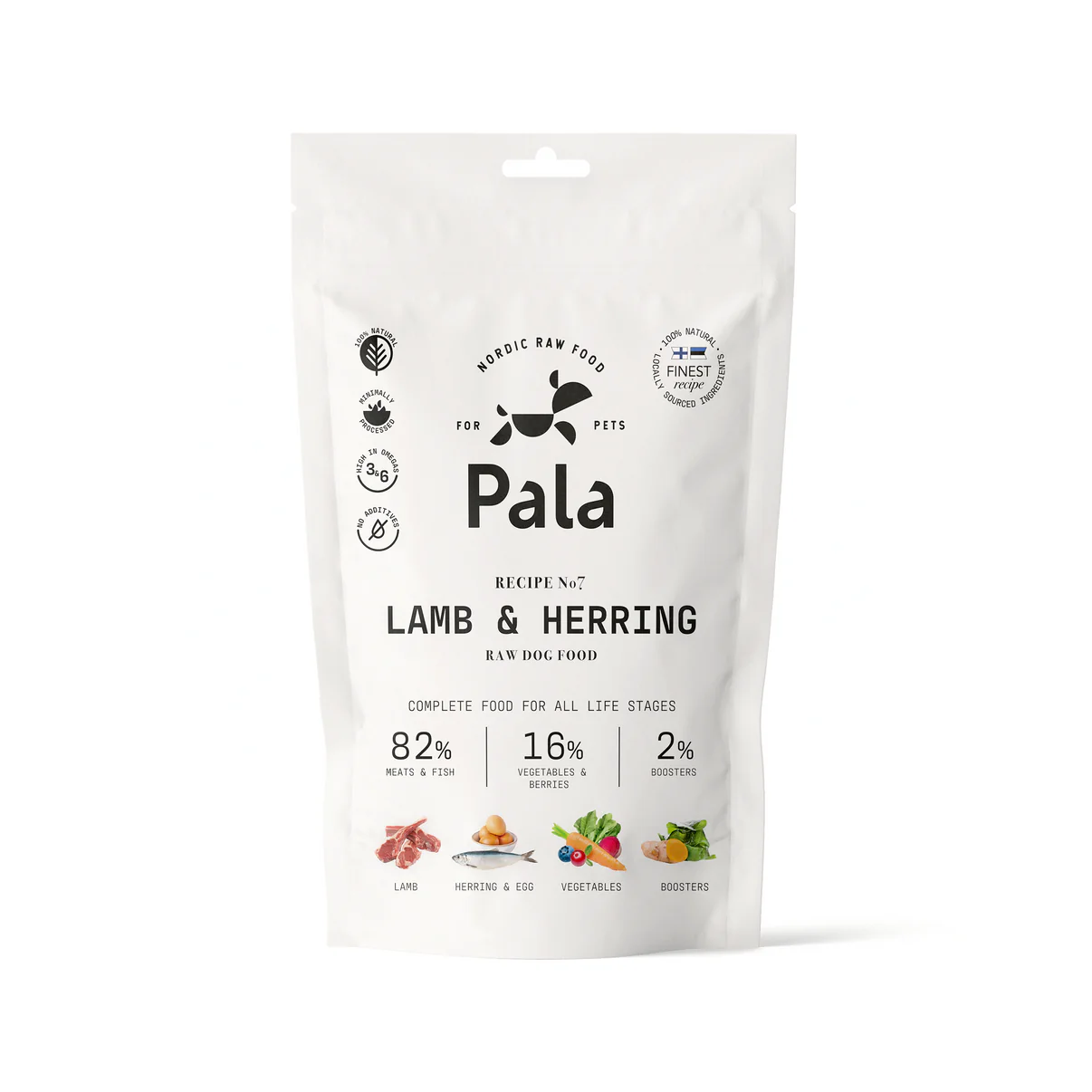 Pala Recipe #4 - Lamb & Herring 100 g