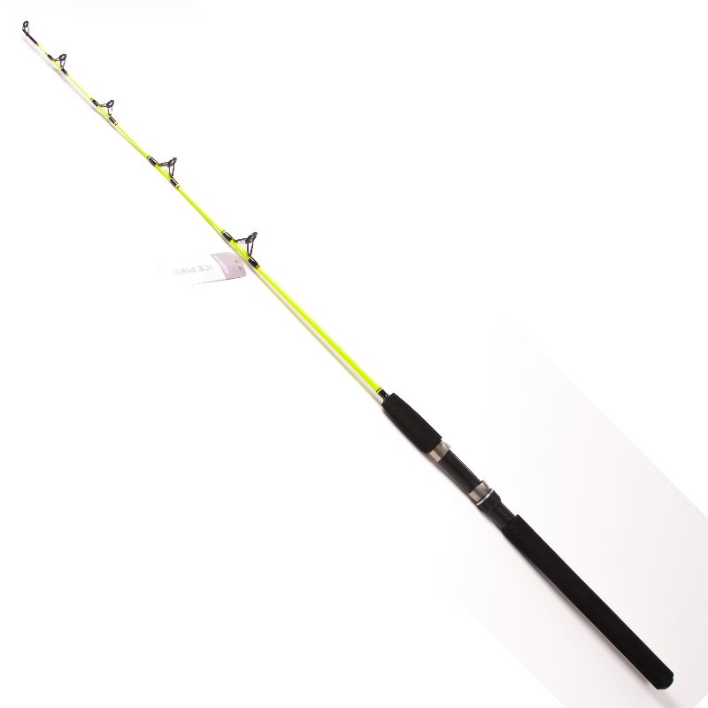 Fladen Ice Pike är ett ismetespö för gädda som är 115cm långt vilket är en bra längd. Medium mjuk aktion