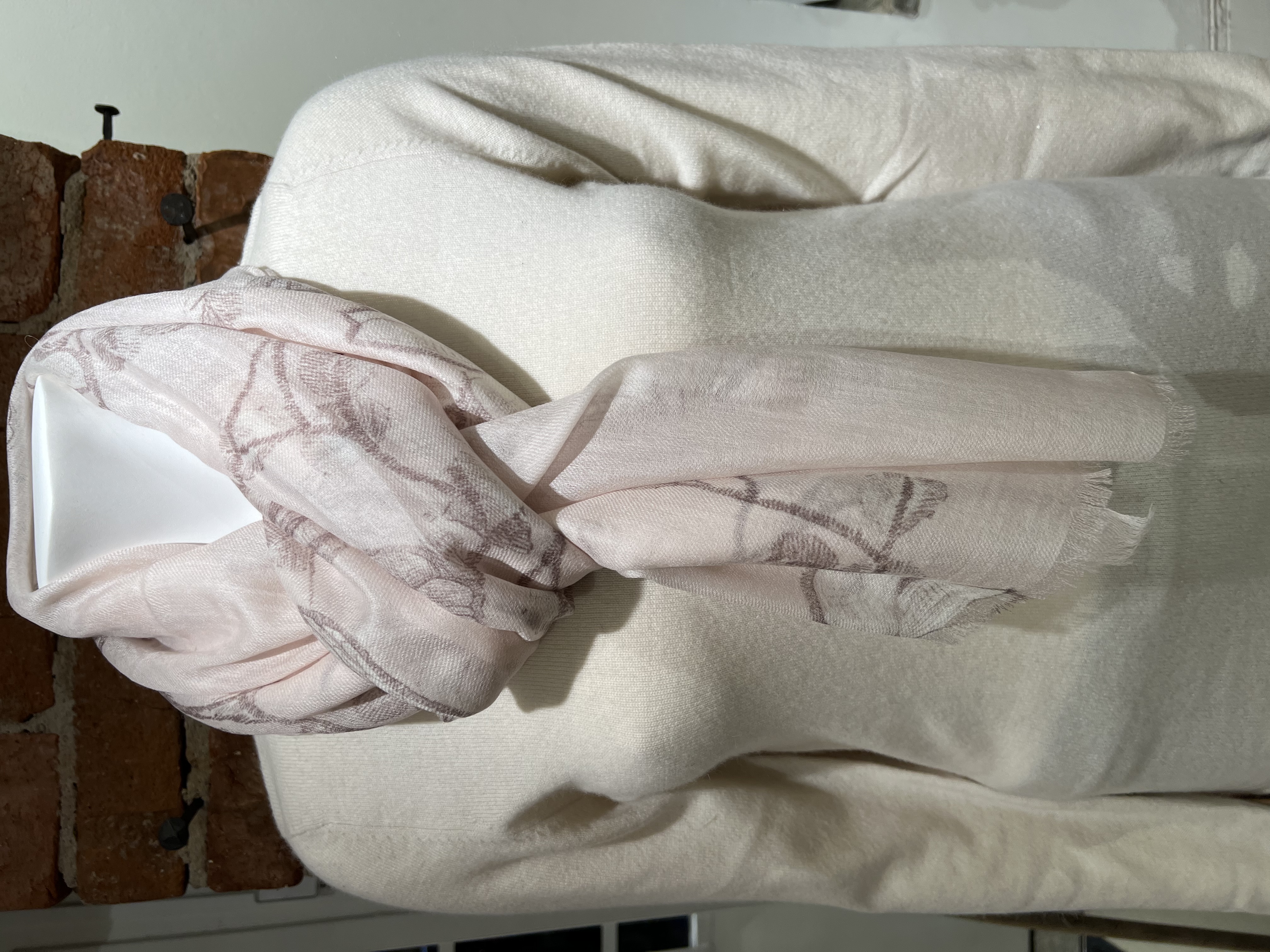 Gran Sasso - Babycashmere Havrefärg med växter