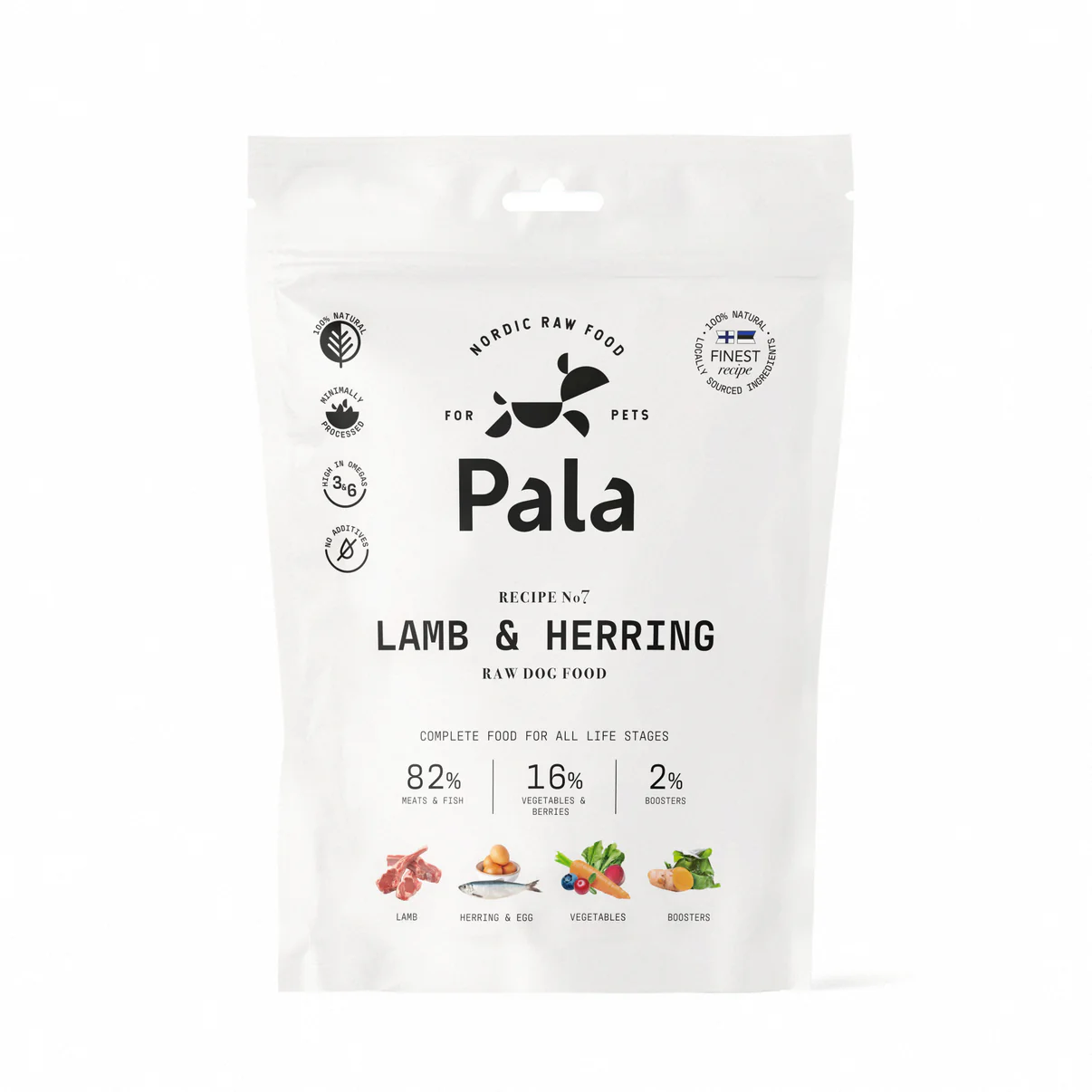 Pala Recipe #4 - Lamb & Herring 400 g