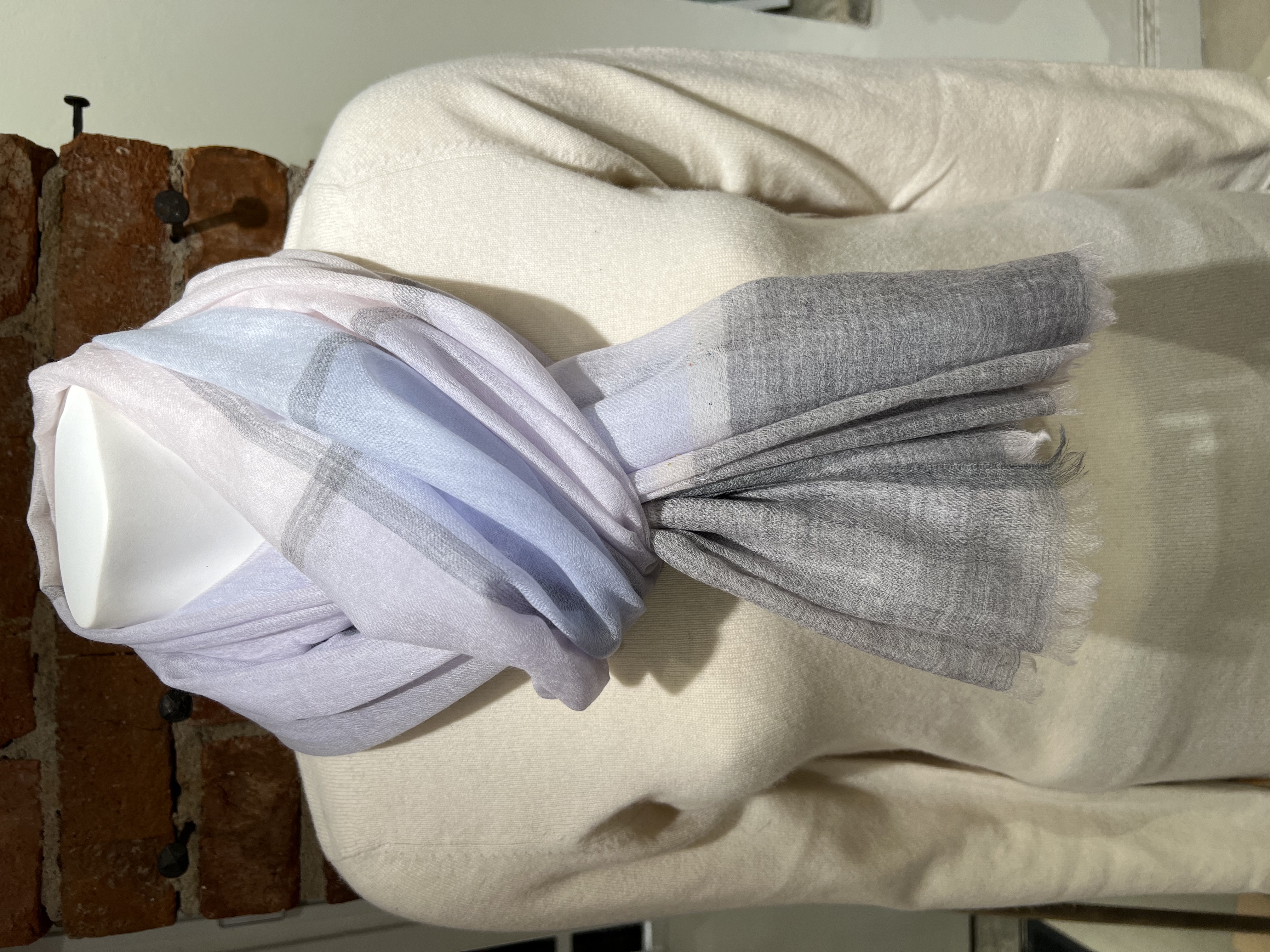 Gran Sasso - Babycashmere Pastell- lila och blå