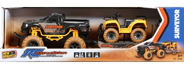 Uusi Bright Expedition Surveyor R/C 1:24 musta/oranssi