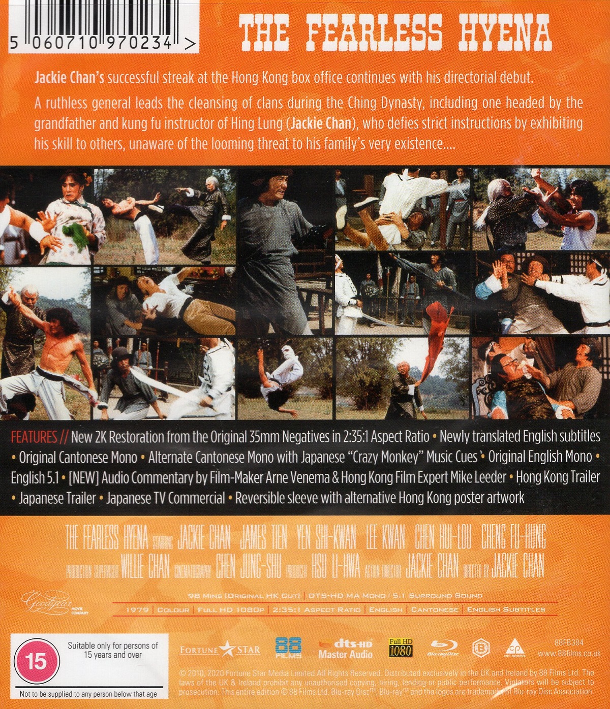 Fearless Hyena (ej svensk text) (Blu-ray) - 2