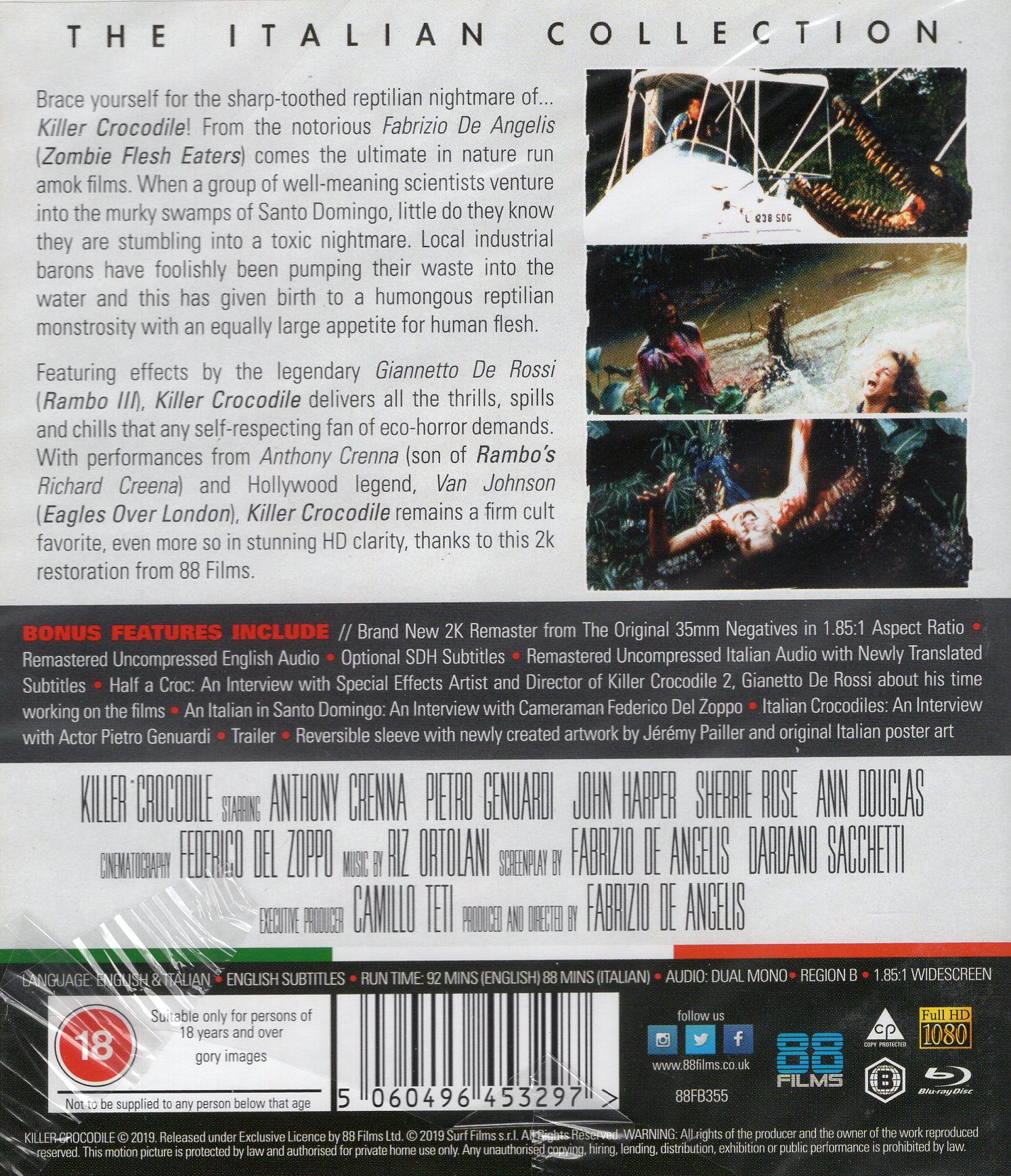 Killer Crocodile (ej svensk text) (Blu-ray) - 2