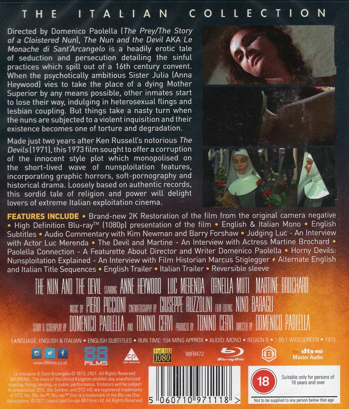 Nun And the Devil (ej svensk text) (Blu-ray) - 2