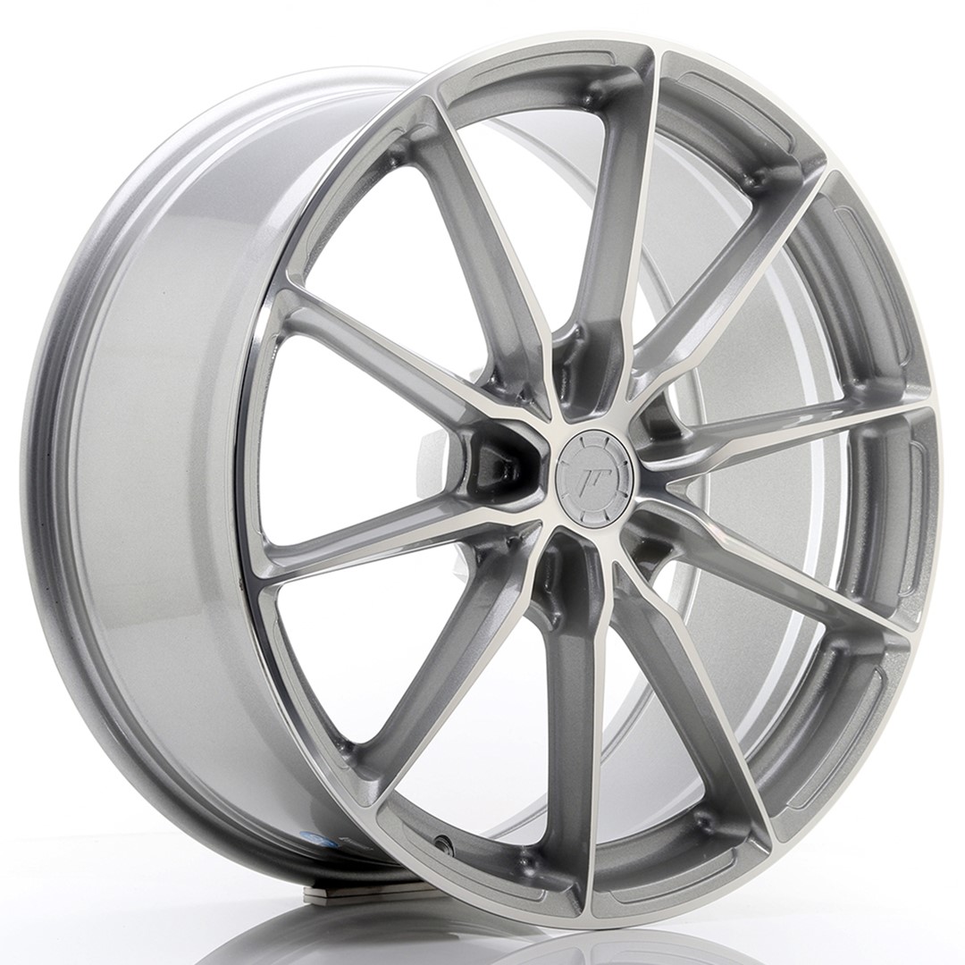 20" JR Wheels JR37 - Silver Machined Face - 2