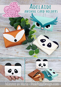 Adelaide Animal Card Holders- Pappersmönster
